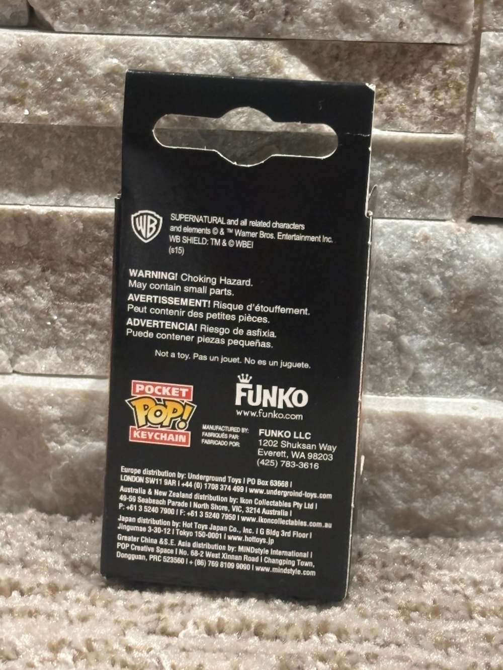 Funko POP! Supernatural’s Castiel Pocket POP! Keychain - Picture 2 of 2